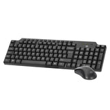 Evo Labs CM-501UK Wired Multimedia and Mouse Combo Set, USB Plug and Play, Full Size Qwerty UK Layout with Optical Sensor Mouse, Ideal for Home or Office, Black keyboard Mouse included Home/Office UK International