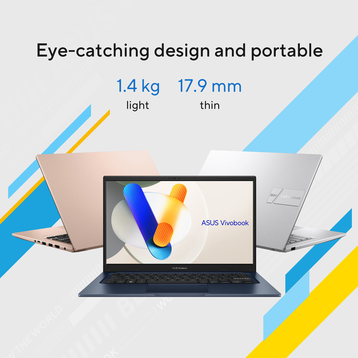 ASUS Vivobook 14 X1404VA-EB142W Intel® Core™ i7 i7-1355U Laptop 35.6 cm (14") Full HD 16 GB DDR4-SDRAM 512 GB SSD Wi-Fi 6E (802.11ax) Windows 11 Home Silver
