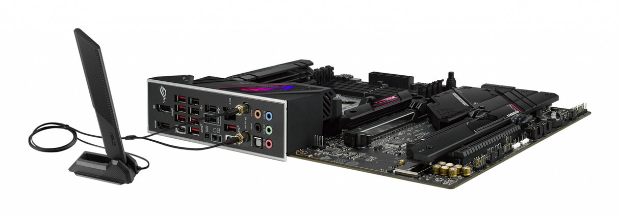 Asus ROG STRIX B650E-E GAMING WIFI, AMD B650, AM5, ATX, 4 DDR5, HDMI, DP, Wi-Fi 6E, LAN 2,5G, PCIe5, RVB, 4x M.2