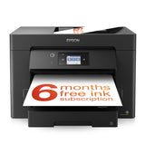 Epson Workforce WF-7830DTWF C11CH68401 Impresora de inyección de tinta, A3, Dúplex, Inalámbrica, Ethernet, Todo en Uno, Fax, Color