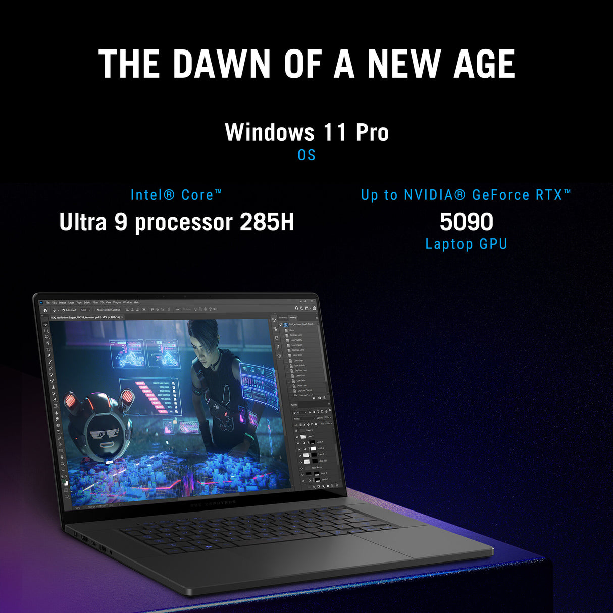 ASUS ROG Zephyrus G16 GU605CW-QR087W Intel Core Ultra 9 285H Laptop 40.6 cm (16") WQXGA 32 GB LPDDR5x-SDRAM 2 TB SSD NVIDIA GeForce RTX 5080 Wi-Fi 7 (802.11be) Windows 11 Home Grey