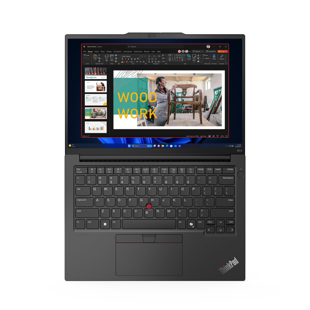 Lenovo ThinkPad E14 AMD Ryzen™ 7 7735HS Laptop 35.6 cm (14") WUXGA 16 GB DDR5-SDRAM 512 GB SSD Wi-Fi 6E (802.11ax) Windows 11 Pro Black