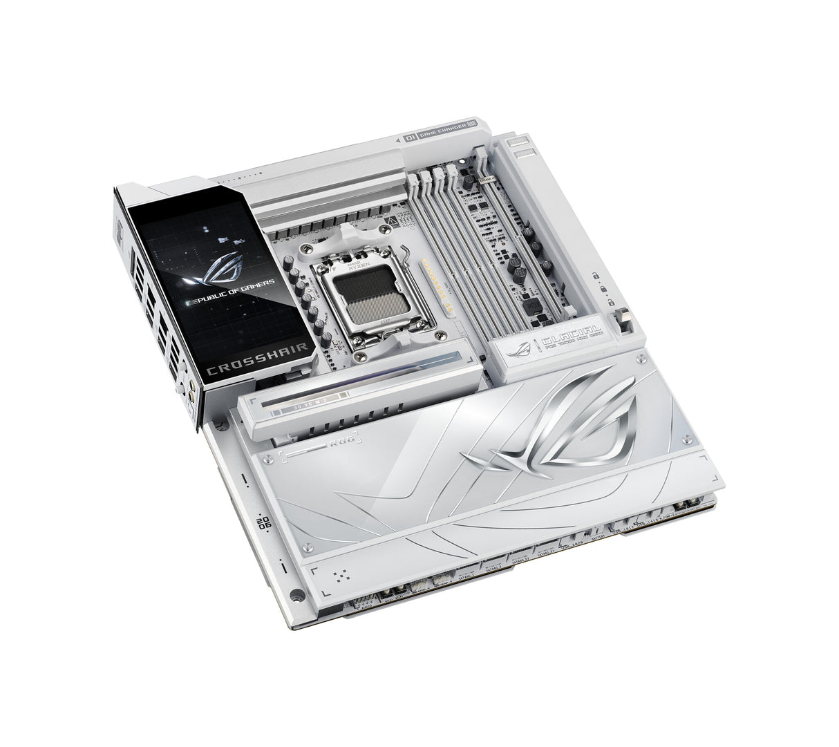 ASUS ROG CROSSHAIR X870E GLACIAL AMD X870E Socket AM5 Extended ATX