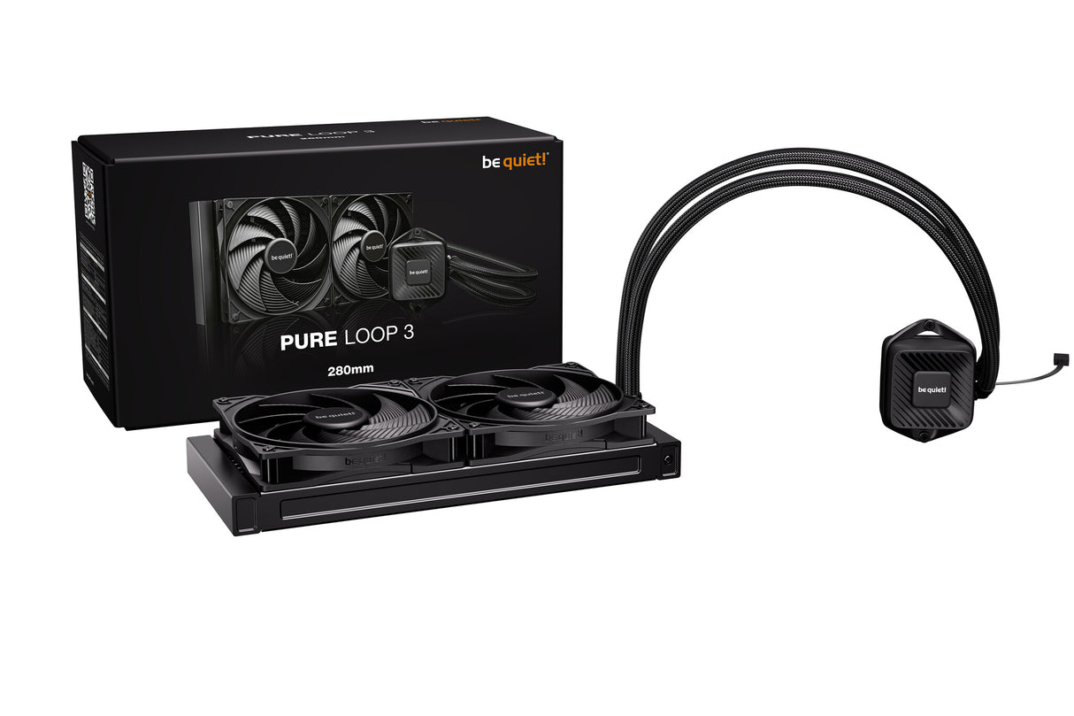 be quiet! PURE LOOP 3 Processor All-in-one liquid cooler 14 cm Black
