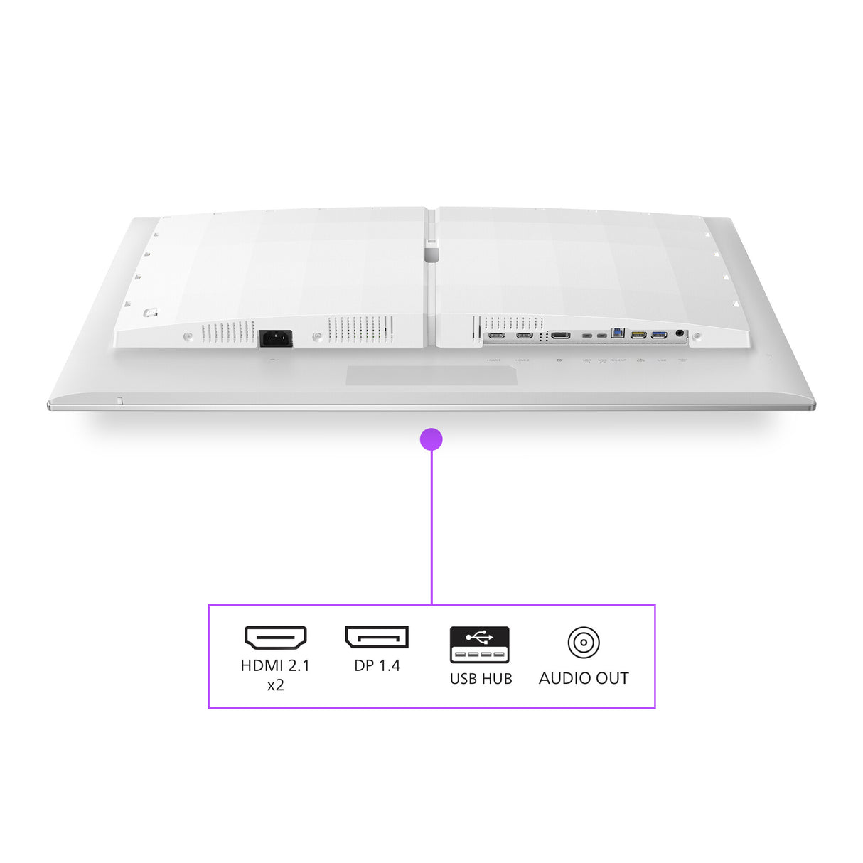 Philips 32M2N8900P/00 computer monitor 80 cm (31.5") 3840 x 2160 pixels White