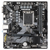 GIGABYTE B760M H DDR4 Motherboard - Supports Intel Core 14th Gen CPUs, 6+1+1 Phases Digital VRM, up to 3200MHz DDR4 (OC), 2xPCIe 4.0 M.2, GbE LAN, USB 3.2 Gen1