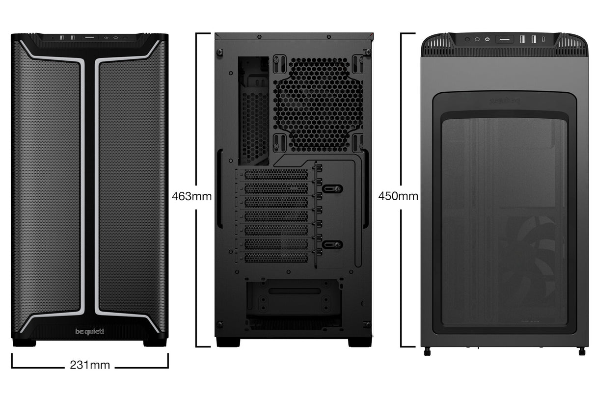 be quiet! Pure Base 501 DX Black Midi Tower
