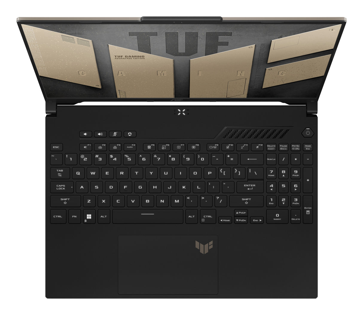 ASUS TUF Gaming A16 Advantage Edition FA617XS-N4036W AMD Ryzen™ 9 7940HS Laptop 40.6 cm (16") WQXGA 16 GB DDR5-SDRAM 1 TB SSD AMD Radeon RX 7600S Wi-Fi 6 (802.11ax) Windows 11 Home Black, Sand