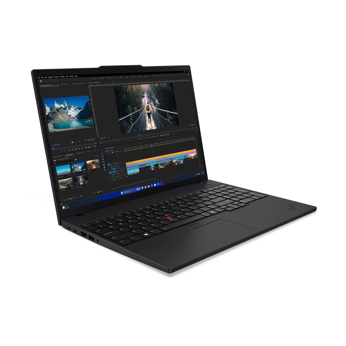 Lenovo ThinkPad T16 Intel Core Ultra 5 125U Laptop 40.6 cm (16") WUXGA 16 GB DDR5-SDRAM 512 GB SSD Wi-Fi 6E (802.11ax) Windows 11 Pro Black