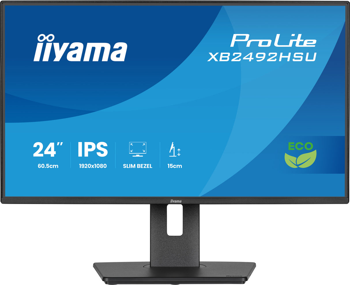iiyama ProLite XB2492HSU-B1 computer monitor 61 cm (24") 1920 x 1080 pixels Full HD LED Black