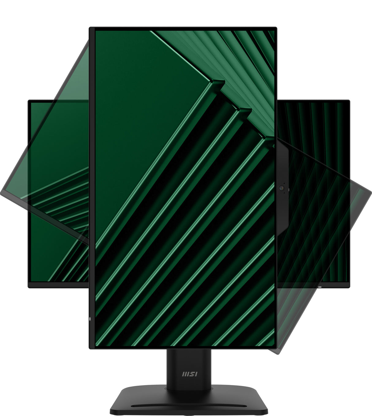 MSI Pro MP242PMG 23.8 Inch Monitor, FHD (1920 x 1080), 120Hz, IPS, 1ms, 1x HDMI 1.4b, 1x DP 1.2a, 1x D-Sub(VGA), 2xUSB 5Gbps Type-A, 1x USB 5Gbps Type-B, Built-in Speakers, Webcam, Anti-Glare, Anti-Flicker, Less Blue light, TÜV Certified, VESA, Kensington