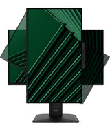 MSI Pro MP242PMG 23.8 Inch Monitor, FHD (1920 x 1080), 120Hz, IPS, 1ms, 1x HDMI 1.4b, 1x DP 1.2a, 1x D-Sub(VGA), 2xUSB 5Gbps Type-A, 1x USB 5Gbps Type-B, Built-in Speakers, Webcam, Anti-Glare, Anti-Flicker, Less Blue light, TÜV Certified, VESA, Kensington