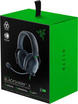 Razer Blackshark V2 X Headset Wired Head-band Gaming Black, Green