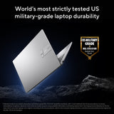 ASUS Vivobook 14 X1404VA-EB142W Intel® Core™ i7 i7-1355U Laptop 35.6 cm (14") Full HD 16 GB DDR4-SDRAM 512 GB SSD Wi-Fi 6E (802.11ax) Windows 11 Home Silver
