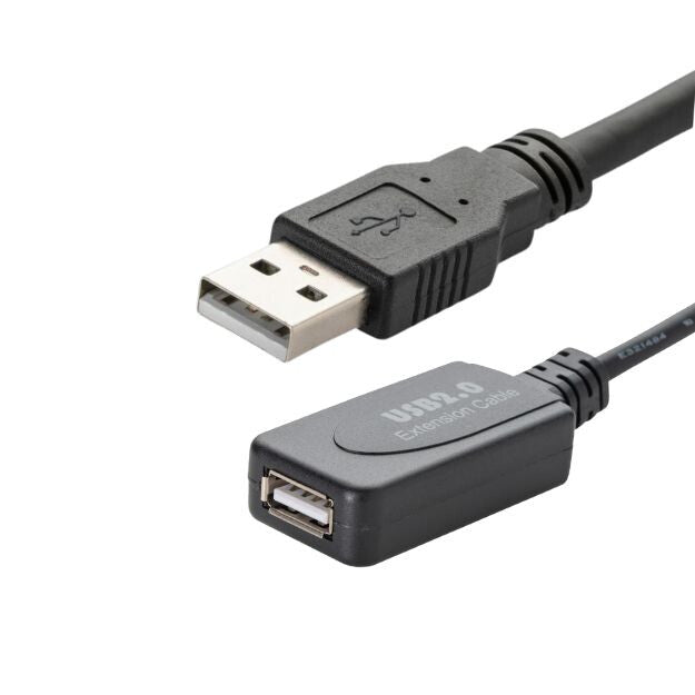 connektgear 5m USB 2 Active Extension Cable Type A Male to Type A Female