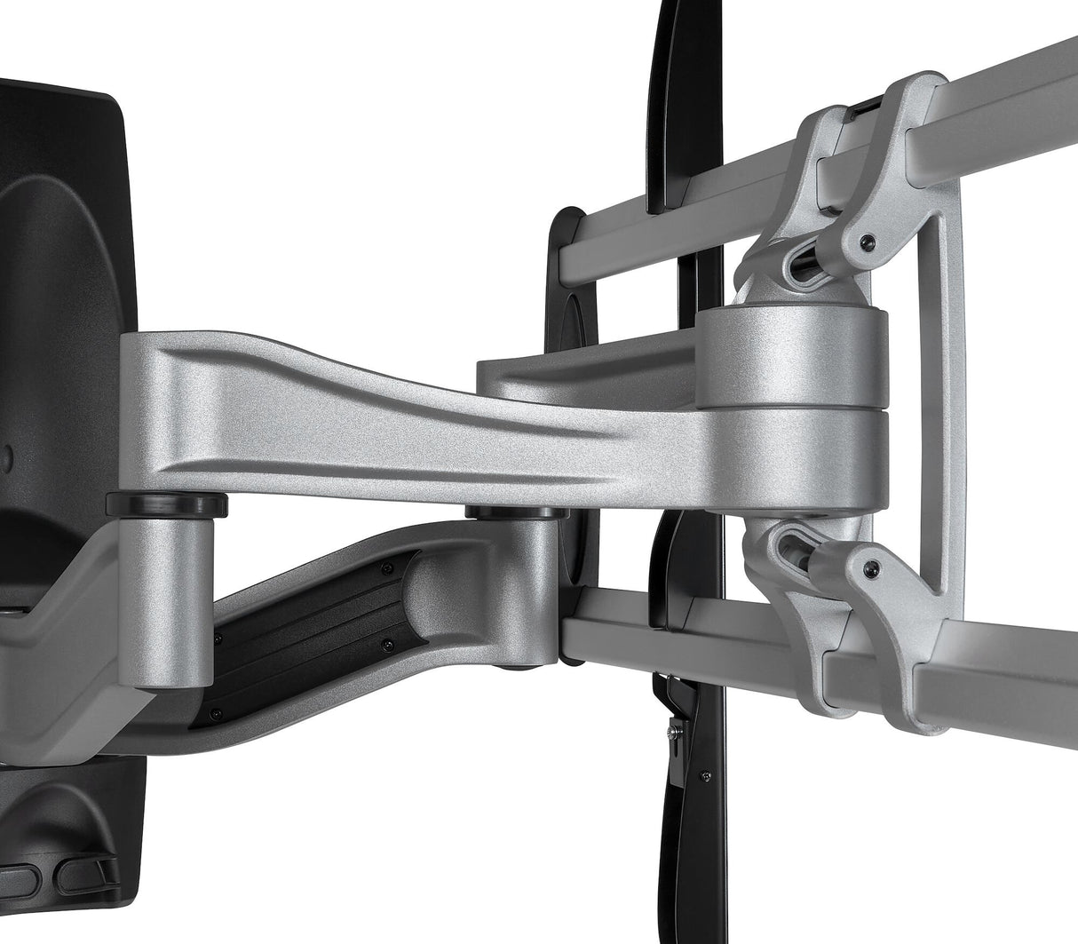 StarTech.com Full Motion TV Wall Mount - Heavy Duty Articulating TV Wall Mount Bracket for 32" to 75" (165lb/75kg) VESA Display - Universal Adjustable Tilt/Swivel Flat Screen Arm - Silver
