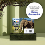 Epson Elephant 24XL Claria Photo HD Single Magenta Ink