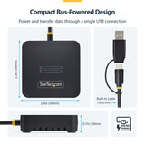 StarTech.com USB-C/USB-A to M.2 NVMe Dock Adapter, 10Gbps, Tool-Free External M.2 NVMe SSD Reader, B+M/M-Key