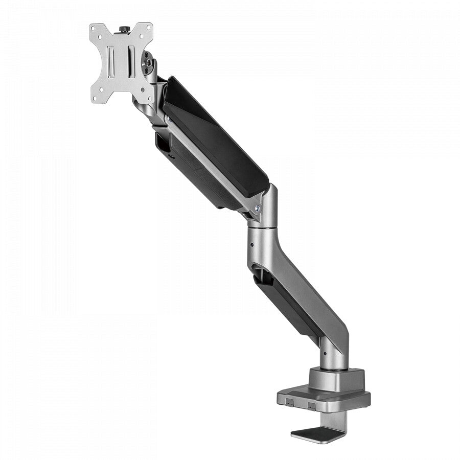 V7 DM1HDS monitor mount / stand 124.5 cm (49") Desk Black, Silver