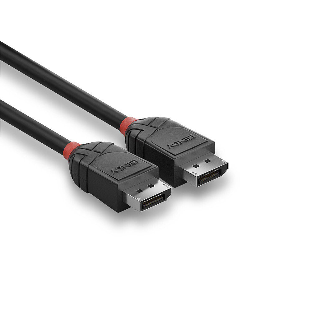 Lindy 0.5m DisplayPort 1.2 Cable, Black Line