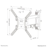 Neomounts WL40-550BL14 TV mount wall 32-55" - full motion - easy install