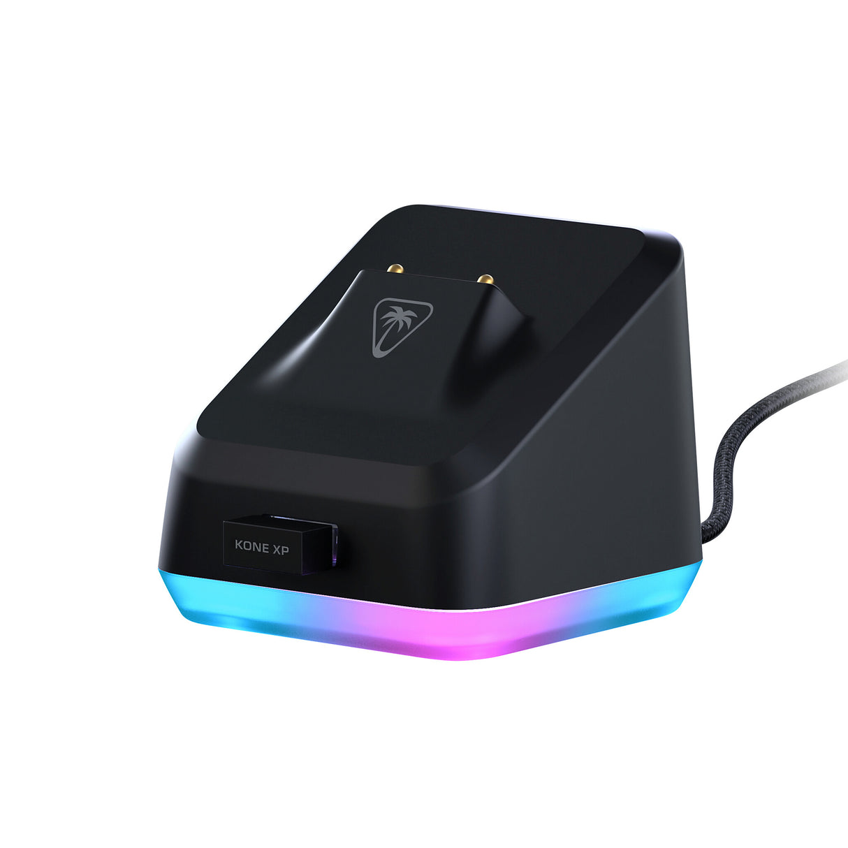 Turtle Beach Kone XP Air Black – Wireless Customizable Ergonomic RGB Gaming Mouse, Bluetooth, 19K DPI Optical Sensor, 100h Battery & Charging Dock, AIMO RGB Lighting, 4D Wheel