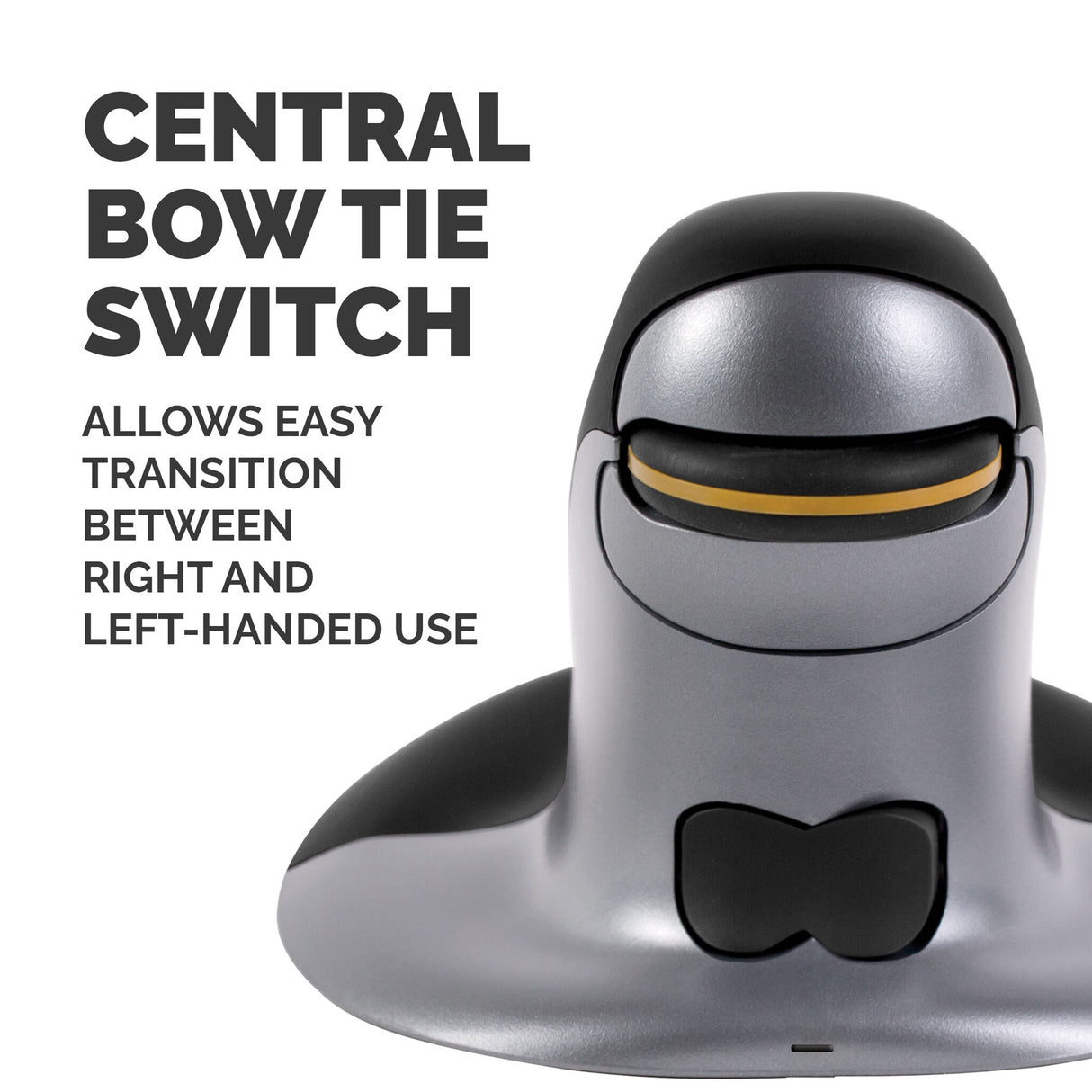 Fellowes Ambidextrous Vertical Mouse - Small Wireless