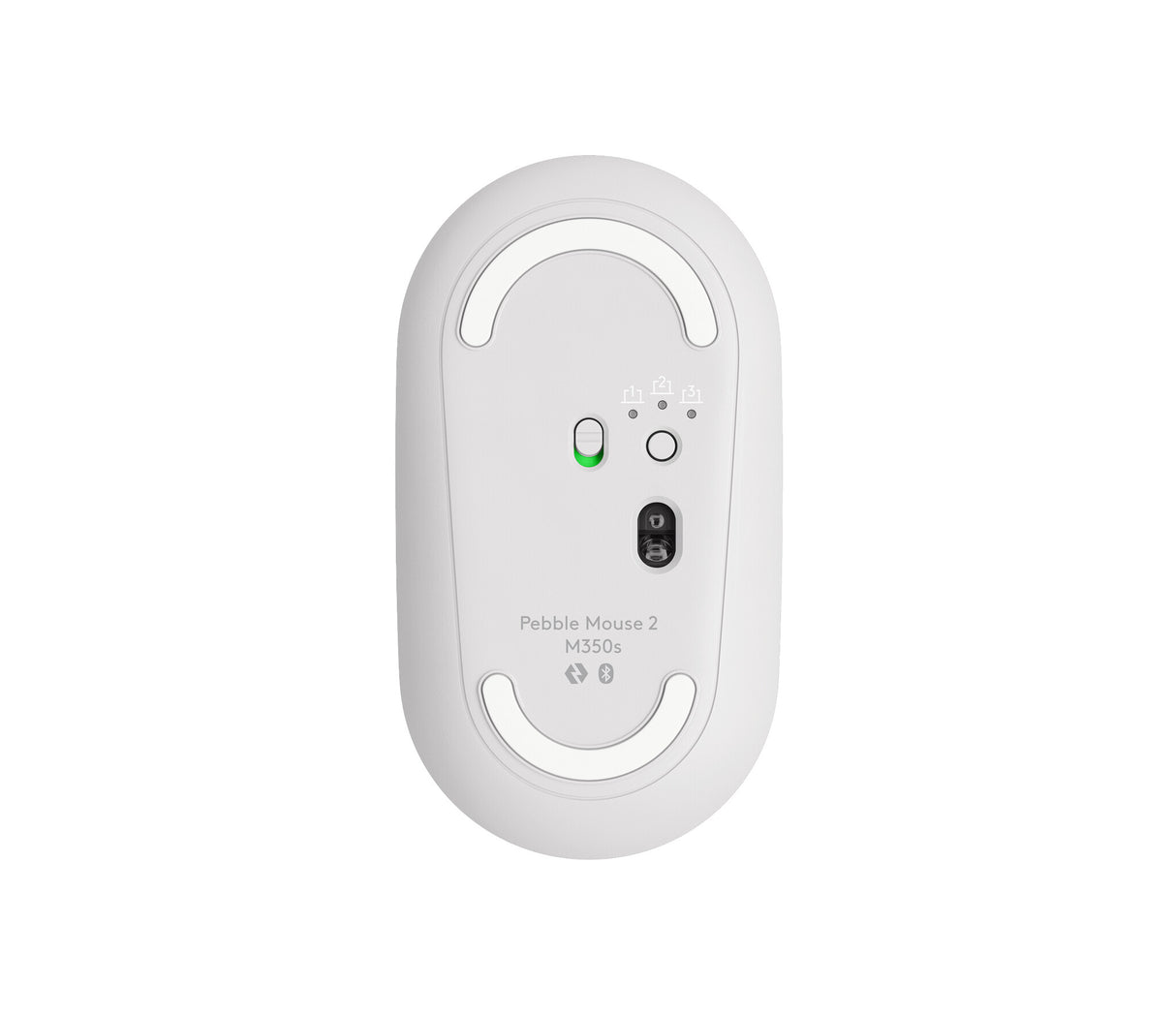 Logitech Pebble 2 M350s mouse Travel Ambidextrous RF Wireless + Bluetooth Optical 4000 DPI