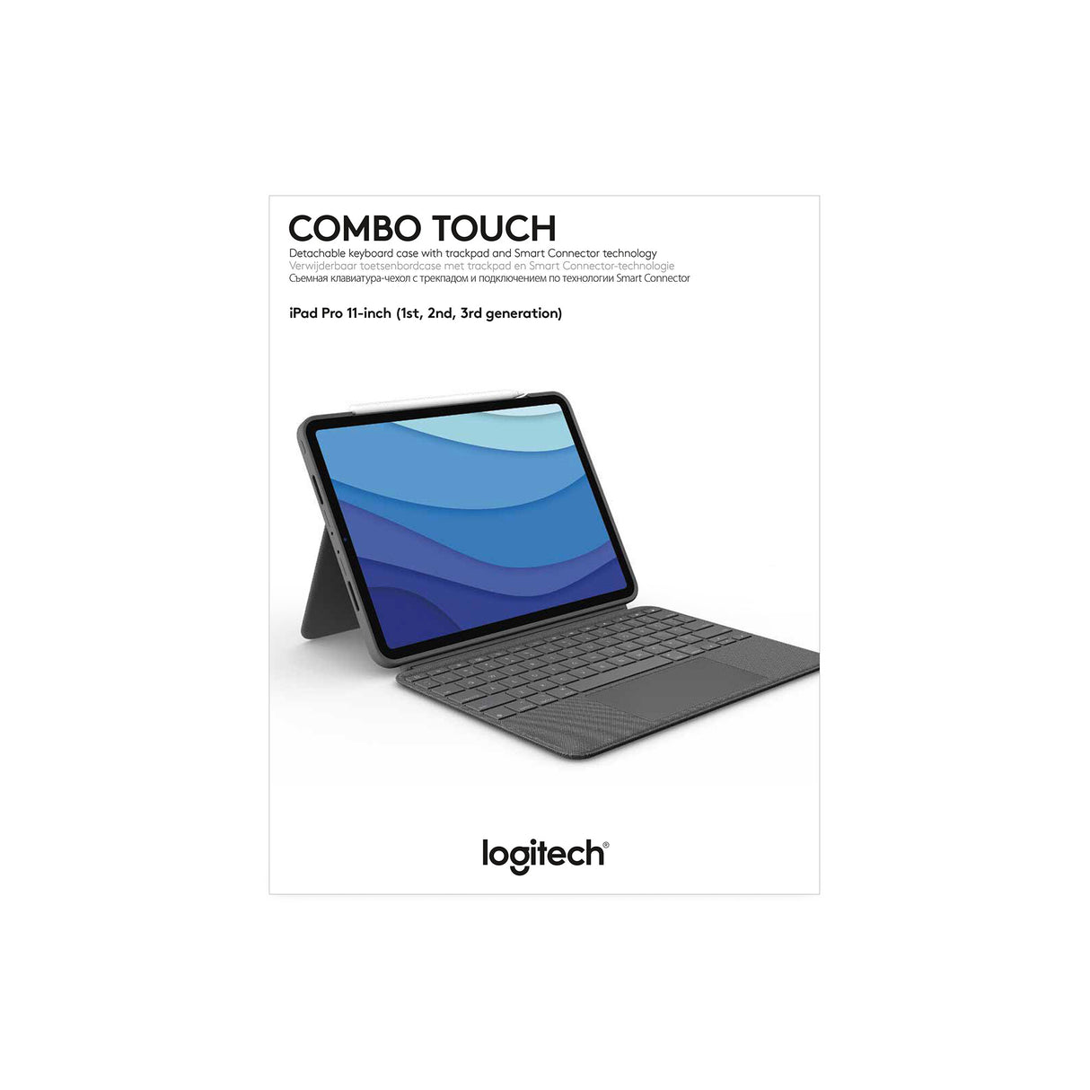 Logitech Combo Touch for iPad Pro 11-inch (1st, 2nd, 3rd and 4th gen)