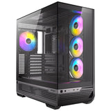 Antec C7 ARGB Mid Tower Tempered Glass PC Gaming Case - Black, 3x 120mm & 1x 140mm ARGB Fans, USB 3.2 Gen2, EATX/ATX/mATX/mITX Support