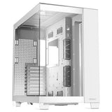 ANTEC Constellation C8 Dual Chamber Case, Gaming, White, Full Tower, 2 x USB 3.0 / 1 x USB Type-C, Seamless Left and Front Tempered Glass Side Panel, E-ATX, ATX, Micro ATX, ITX