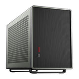 Antec Performance 1M Aventurine Mini-ITX Gaming Case with Aluminum Finish, PCIe 4.0 Riser Cable, USB 3.2 Gen2 Type-C, Tool-Free Side Panels, Solid Side Panel, SFX-L & SFX PSU Support