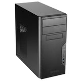 Antec VSK3000B U3/U2 Caja Micro ATX, Ventilador de 9,2 cm, USB 3.0, Negro con Interior Negro