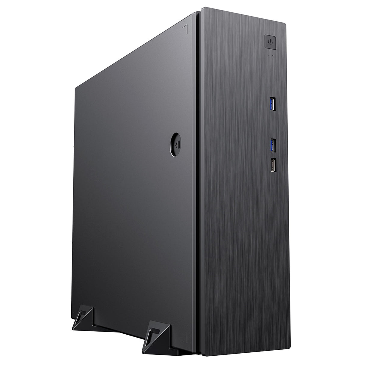 CiT S506 Case, Home & Business, Black, Slim Desktop Chassis, 2 x USB 3.0 / 1 x USB 2.0, Full Tool-Less Design, Micro ATX, Mini-ITX, TFX PSU Form Factor Required