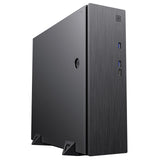 Caja CiT S506, hogar y empresa, negro, chasis de escritorio delgado, 2 x USB 3.0 / 1 x USB 2.0, diseño completo sin herramientas, Micro ATX, Mini-ITX, factor de forma TFX PSU requerido