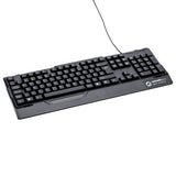 connektgear KB232 USB Standard UK Keyboard Water Resistant - Black