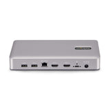 StarTech.com Dual-Monitor USB4 Docking Station, Dual 4K 120Hz or Single 8K 60Hz HDMI, 100W Laptop Charging, 2.5GbE, USB-C Multi-Monitor Dock, Driverless