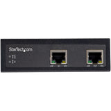 StarTech.com Industrial Single Port Gigabit PoE Extender - 60W 802.3bt PoE /PoE+/ PoE++ - 100m/ 330ft - Power Over Ethernet Network Range Extender - IP-30 - -40C to +75C