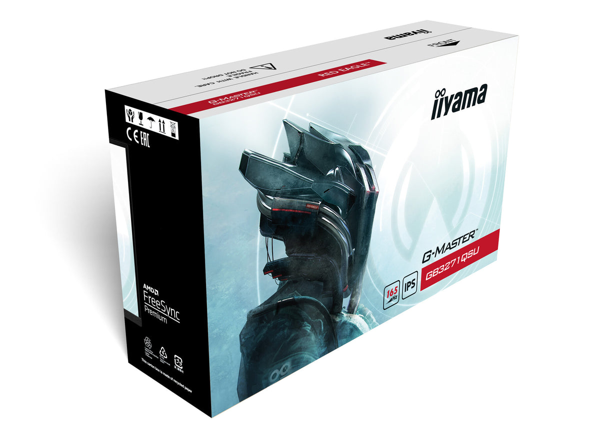 iiyama G-MASTER Unleash your full gaming potential with the 165Hz GB3271QSU Red Eagle guaranteeing 1ms MPRT