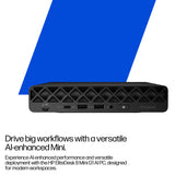 HP EliteDesk 8 Mini G1i Desktop AI PC Intel Core Ultra 5 235T 16 GB DDR5-SDRAM 512 GB SSD Windows 11 Pro Mini PC Black