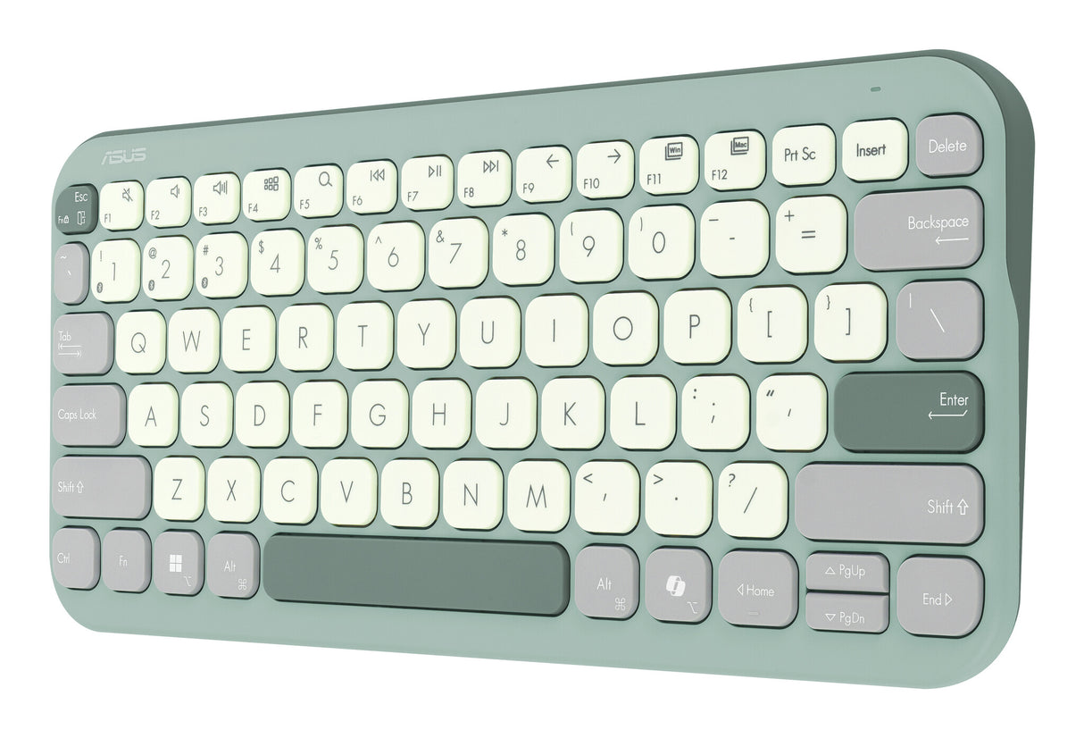 ASUS Marshmallow KW100 keyboard Home Bluetooth Green