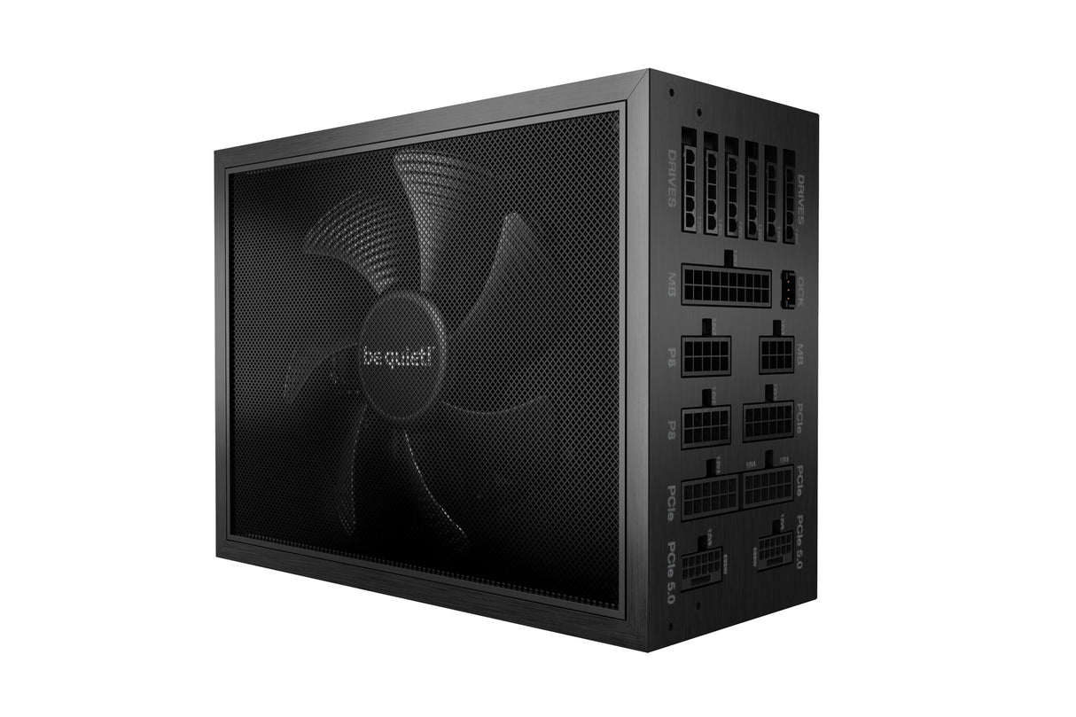 ¡Tranquilizarse! PSU Dark Power Pro 13 de 1600 W, totalmente modular, 80+ Titanium, ATX 3.0, PCIe 5.0, control totalmente digital, rectificador activo, clave OC