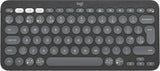 Logitech Pebble Keys 2 K380s keyboard Universal RF Wireless + Bluetooth QWERTY UK English Graphite