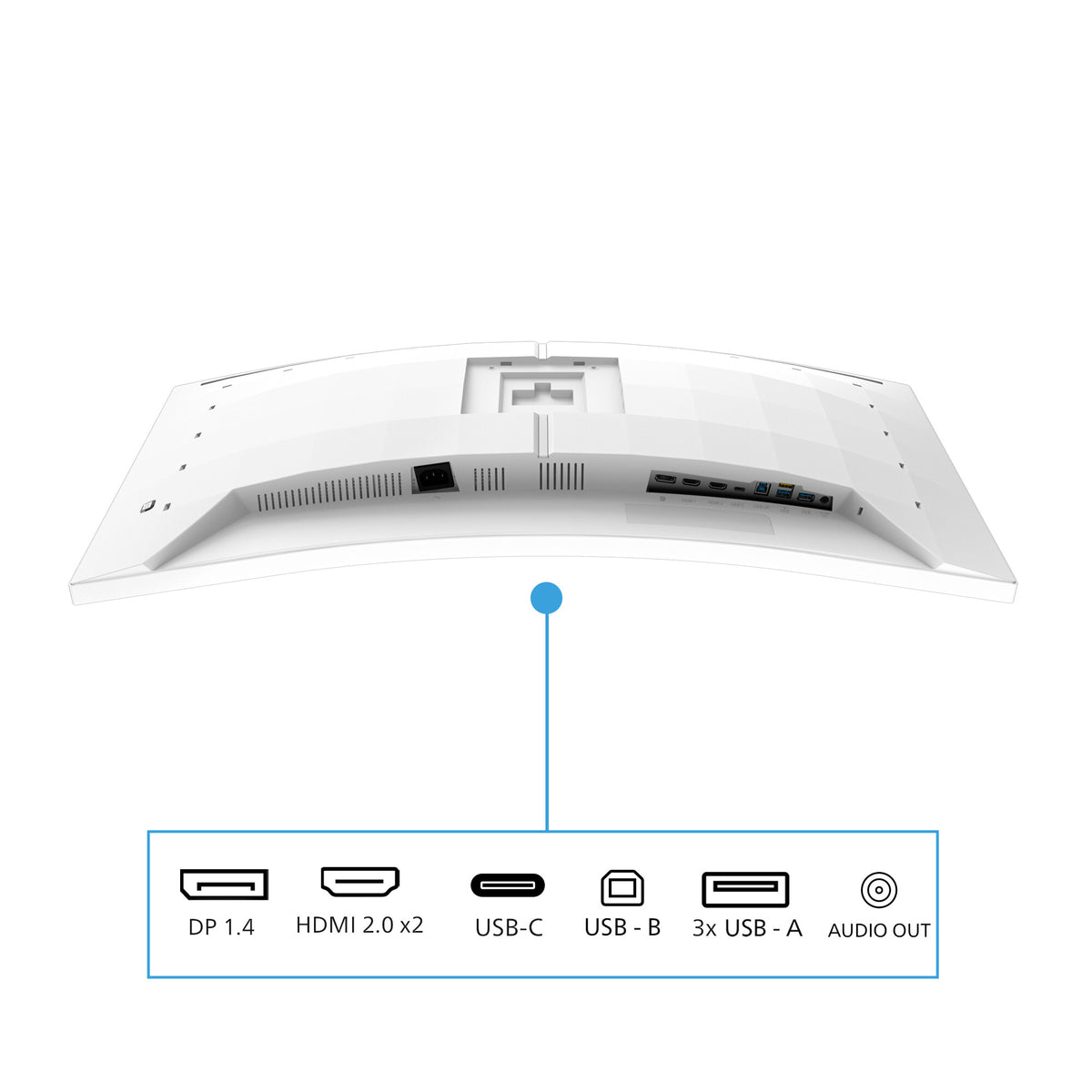 Philips 34M2C5601QA/00 computer monitor 86.4 cm (34") 3440 x 1440 pixels White