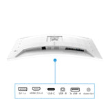 Philips 34M2C5601QA/00 computer monitor 86.4 cm (34") 3440 x 1440 pixels White