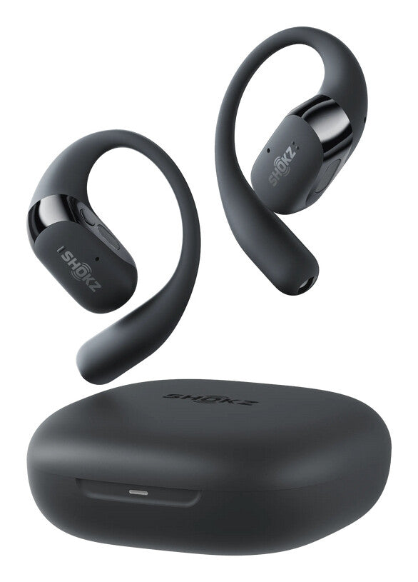 SHOKZ OpenFit 2 Headphones Wireless Ear-hook Calls/Music/Sport/Everyday Black