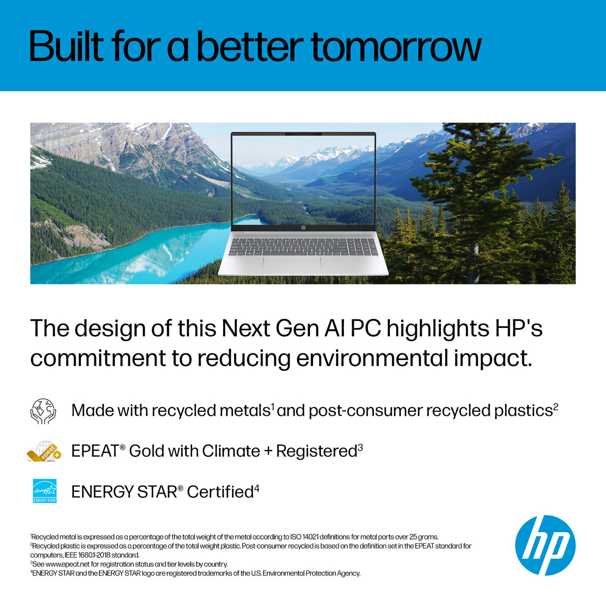 HP OmniBook 5 NGAI OmniBook 5 Next Gen AI 16-ag1007na Copilot+ PC AMD Ryzen™ AI 5 340 Laptop 40.6 cm (16") 2K 16 GB LPDDR5x-SDRAM 1 TB SSD Wi-Fi 6 (802.11ax) Windows 11 Home Silver