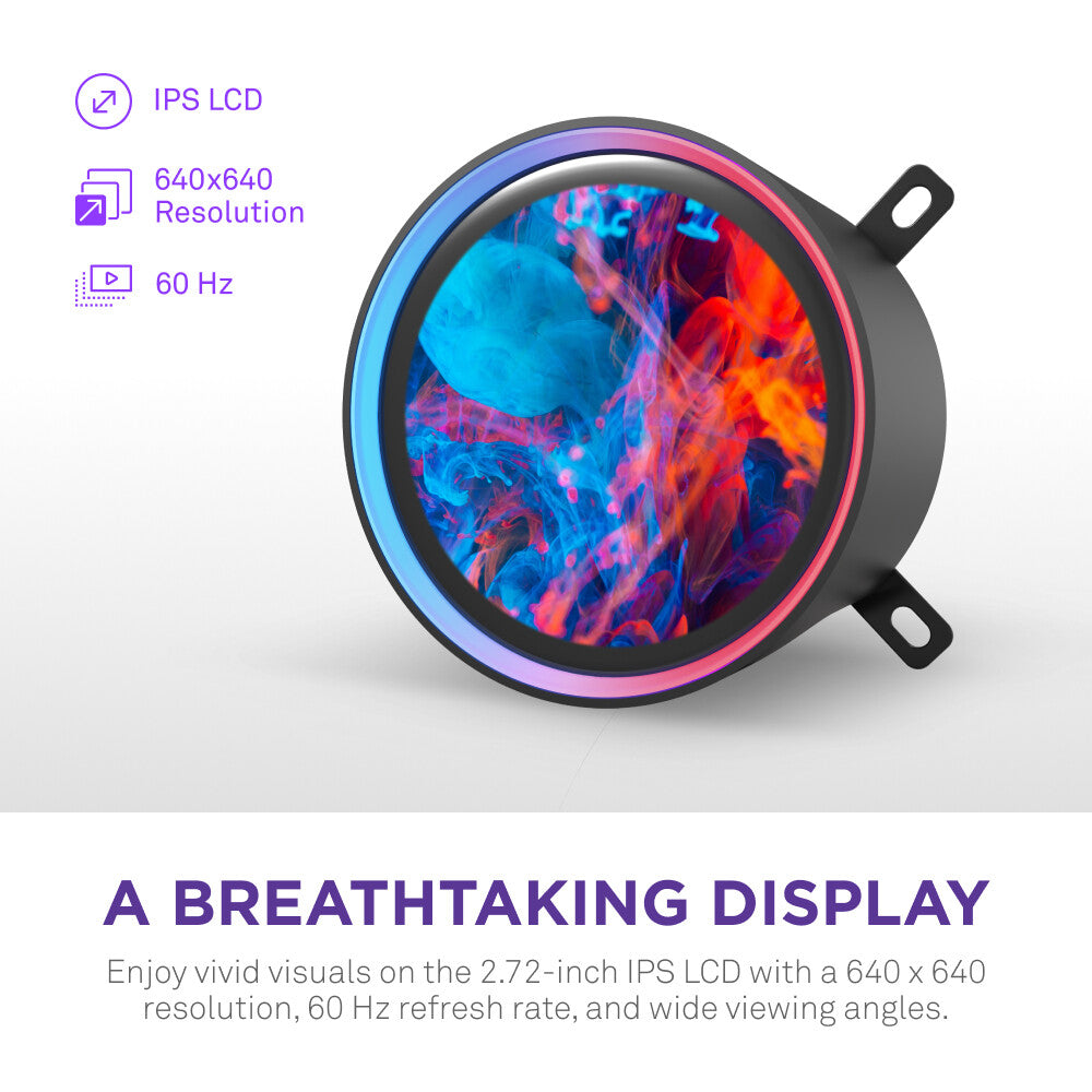 NZXT Kraken Elite 420 RGB Processor All-in-one liquid cooler 14 cm Black 1 pc(s)