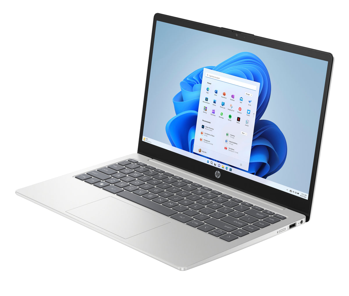 HP 14-ep0532sa Intel® Core™ i7 i7-1355U Laptop 35.6 cm (14") Full HD 8 GB DDR4-SDRAM 512 GB SSD Wi-Fi 6 (802.11ax) Windows 11 Home Silver