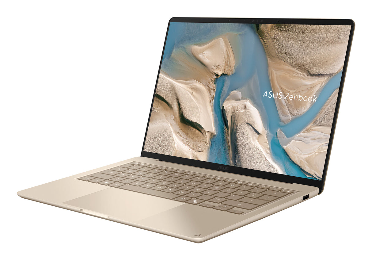 ASUS Zenbook 14 UX3480QA-U1160W Copilot+ PC Snapdragon X1-26-100 Laptop 35.6 cm (14") WUXGA 8 GB LPDDR5x-SDRAM 256 GB SSD Wi-Fi 6E (802.11ax) Windows 11 Home Beige